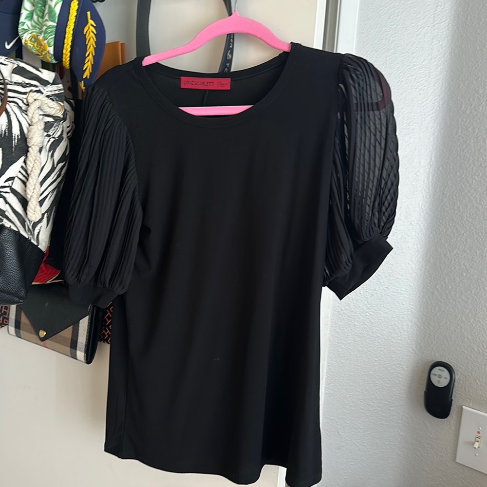 Beautiful blouse with beautiful sleeves